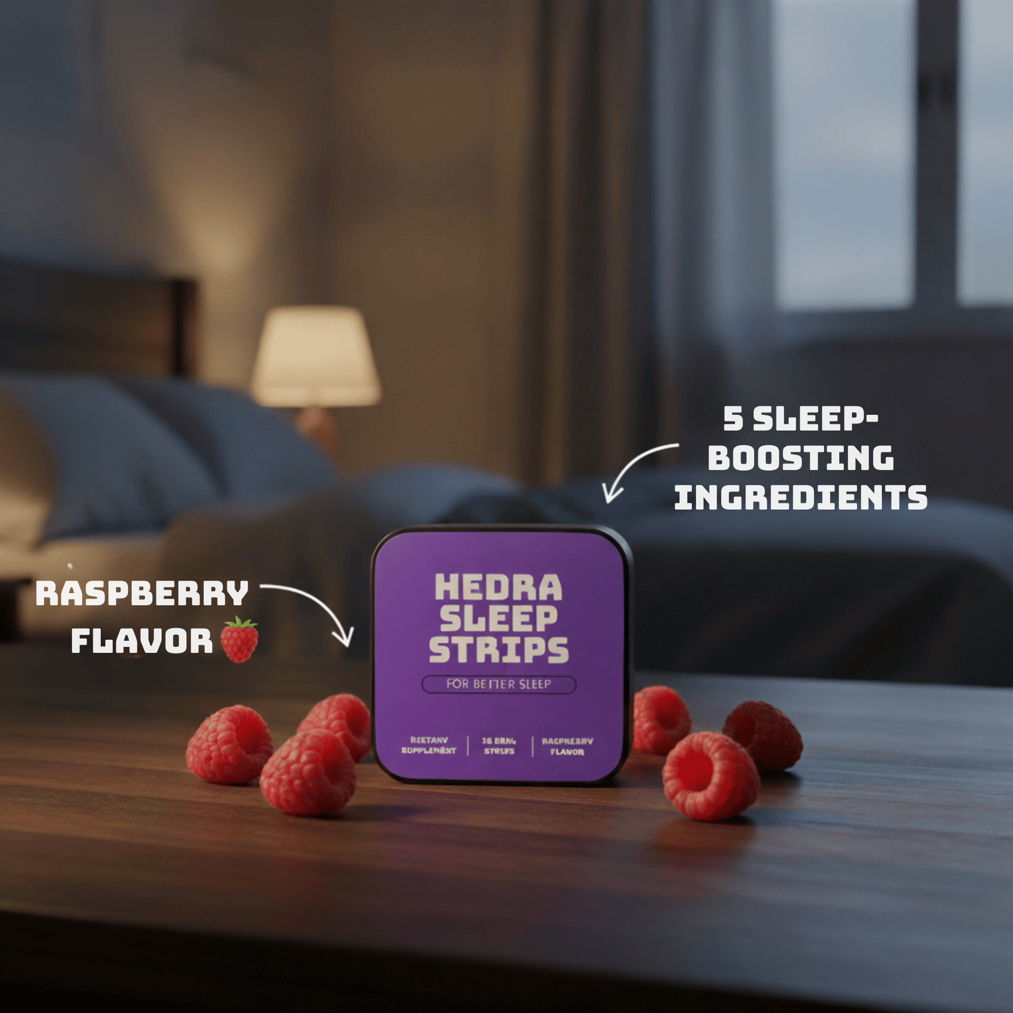 HEDRA SLEEP STRIPS <strong>BACKED BY SCIENCE</strong>