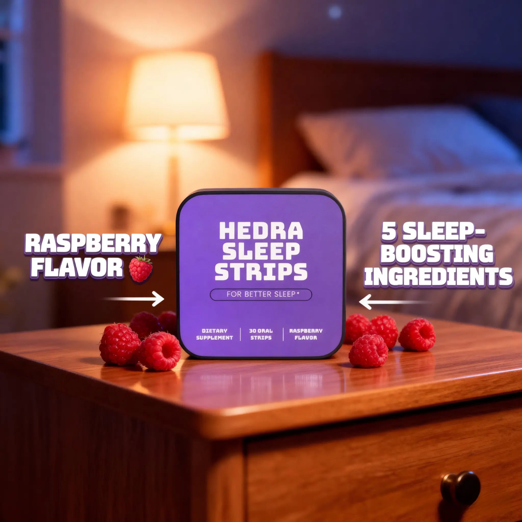 HEDRA SLEEP STRIPS <strong>BACKED BY SCIENCE</strong>